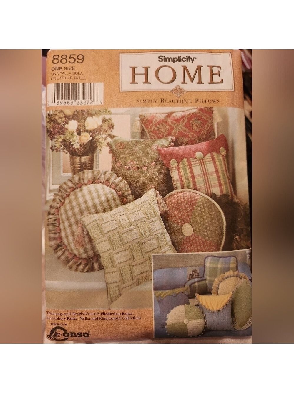 Simplicity Home Pattern 8859 uncut